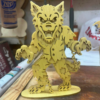 C313-Werewolf scroll saw project pattern