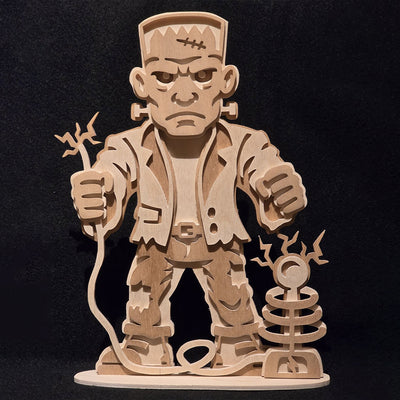 C315-Frankenstein scroll saw project pattern