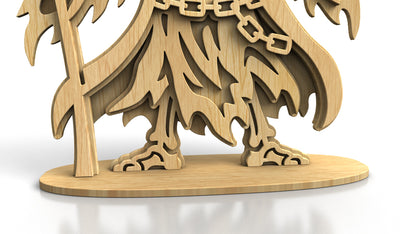 C316-Reaper Halloween Death Layered Scroll Saw Pattern — Alex Fox Patterns