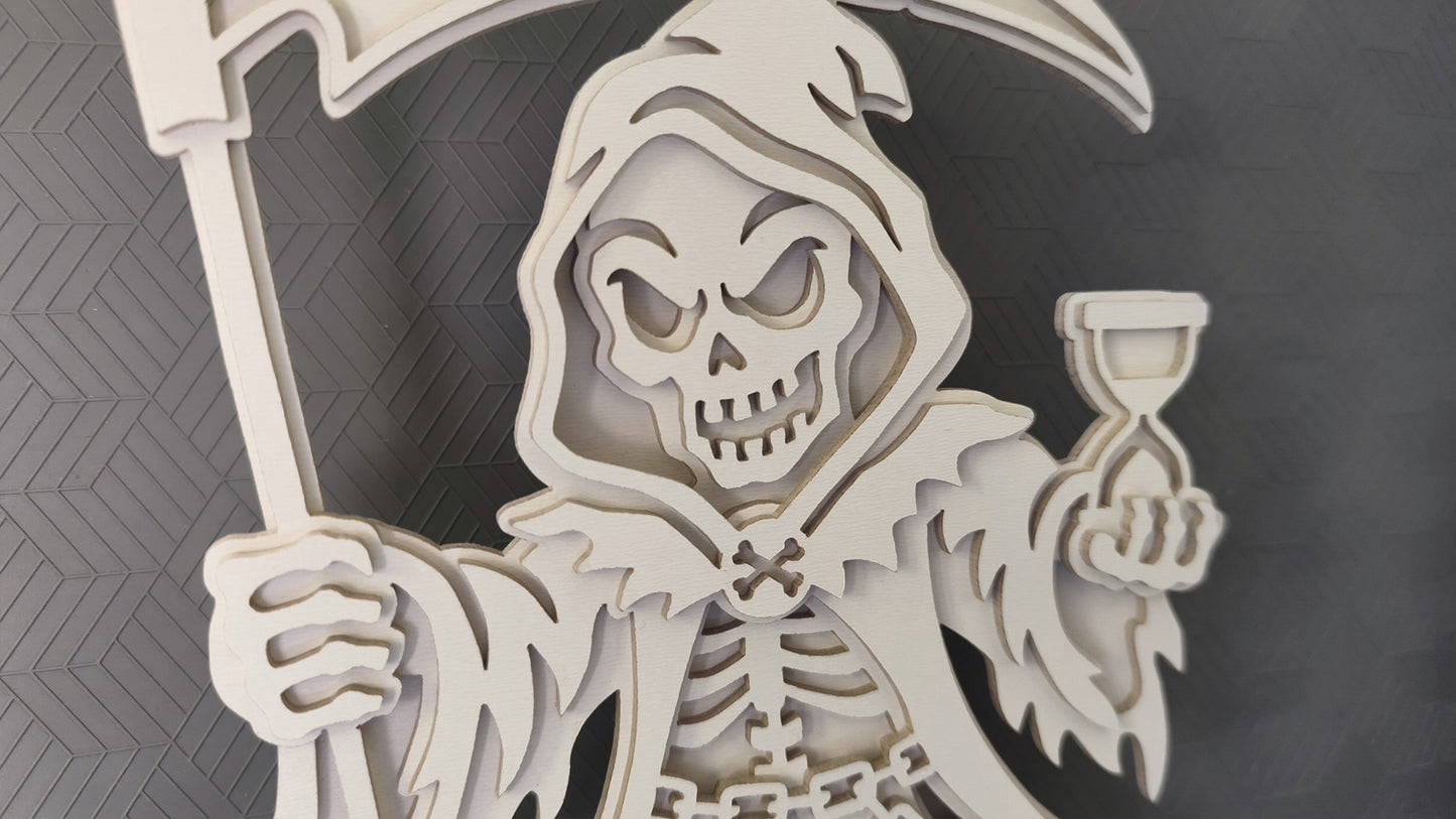 C316-Reaper Halloween Death Layered Scroll Saw Project — Alex Fox Patterns