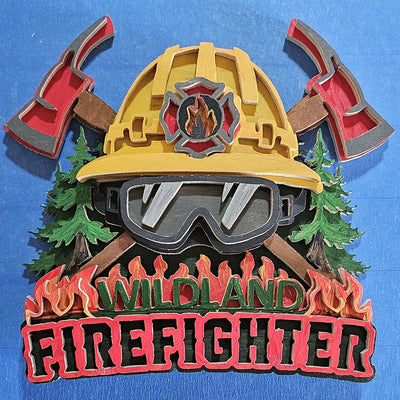 C317-Wildland firefighter scroll saw project pattern