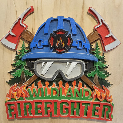 C317-Wildland firefighter scroll saw project pattern