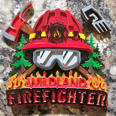C317-Wildland firefighter scroll saw project pattern
