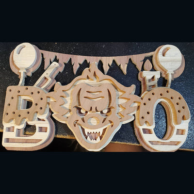 C324-Boo-Clown scroll saw project pattern