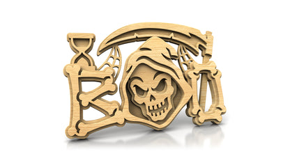 C324-Boo-Reaper Halloween Layered Scroll Saw Pattern — Alex Fox Patterns
