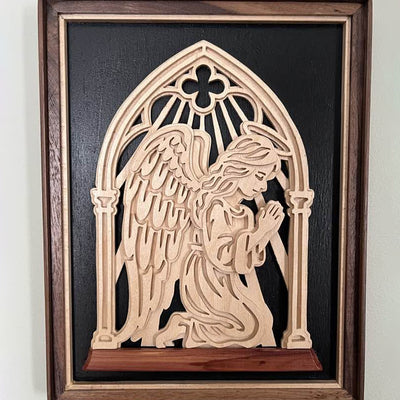 C325-Praying Angel scroll saw project pattern