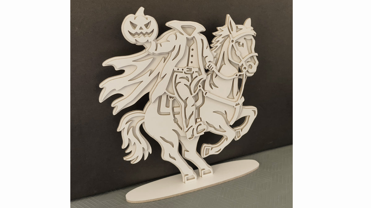 C326-Headless Horseman Layered Scroll Saw Project — Alex Fox Patterns
