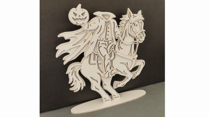 C326-Headless Horseman Layered Scroll Saw Project — Alex Fox Patterns