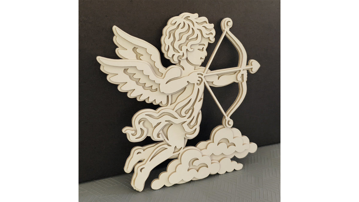 C328-Cupid Layered Scroll Saw Project — Alex Fox Patterns