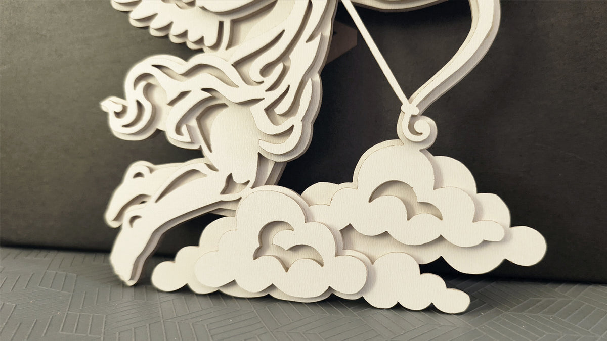 C328-Cupid Layered Scroll Saw Project — Alex Fox Patterns