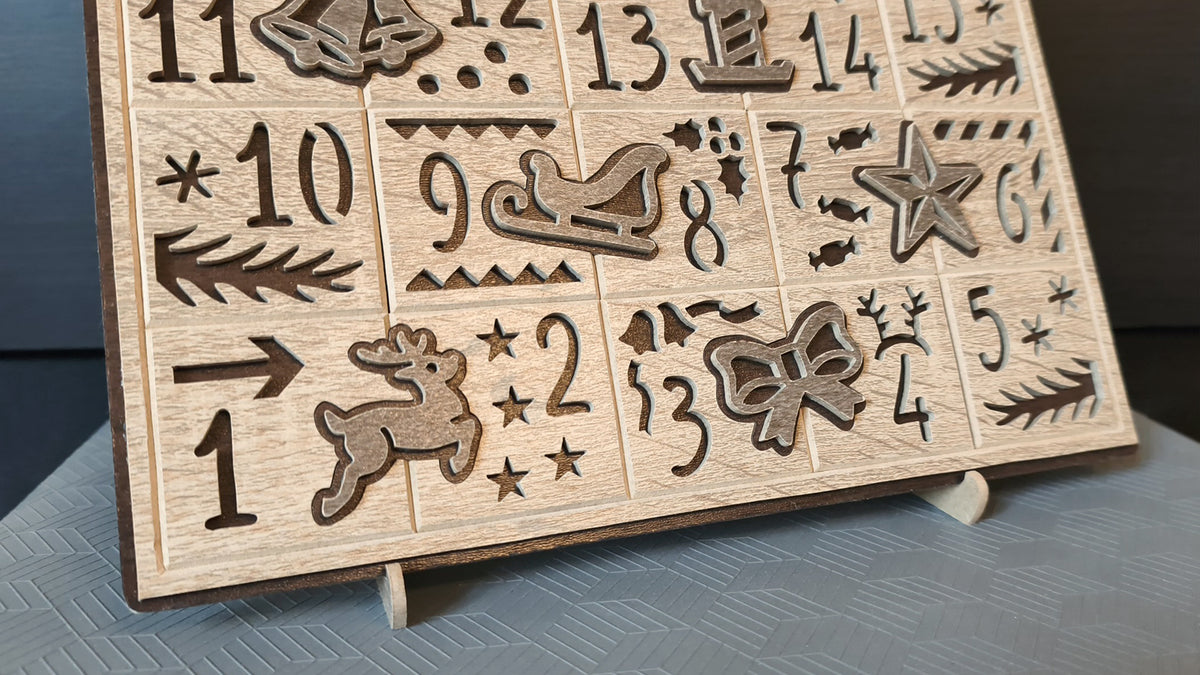 C330-Christmas Advent Calendar Scroll Saw Project — Alex Fox Patterns