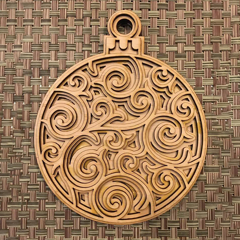 C34-christmas ball scroll saw project - Alex Fox pattern