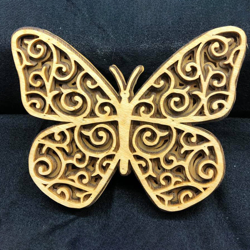 C35-butterfly scroll saw project - Alex Fox pattern