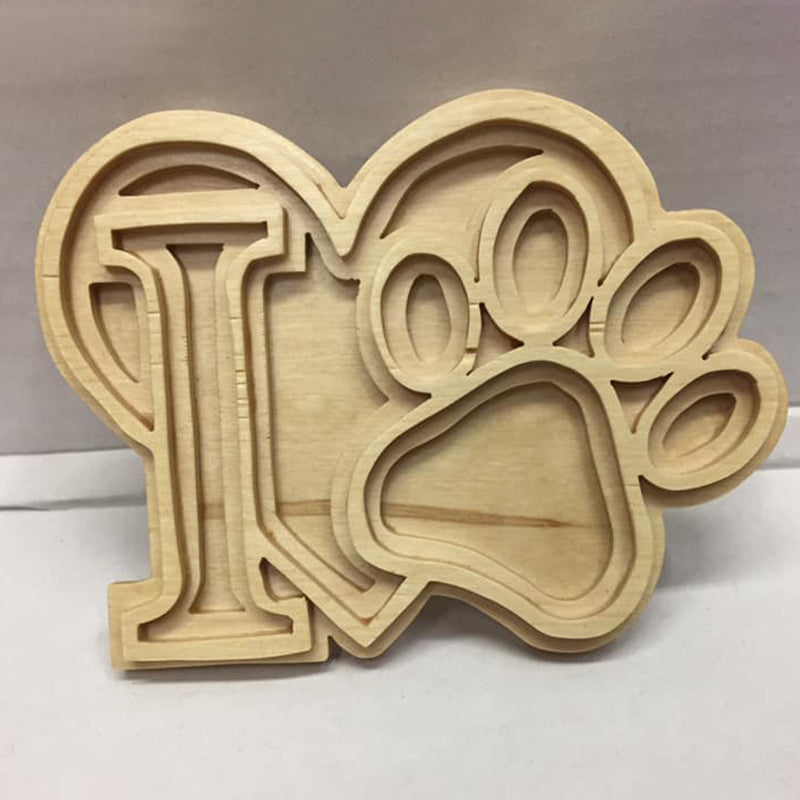 C38-paw scroll saw project - Alex Fox pattern