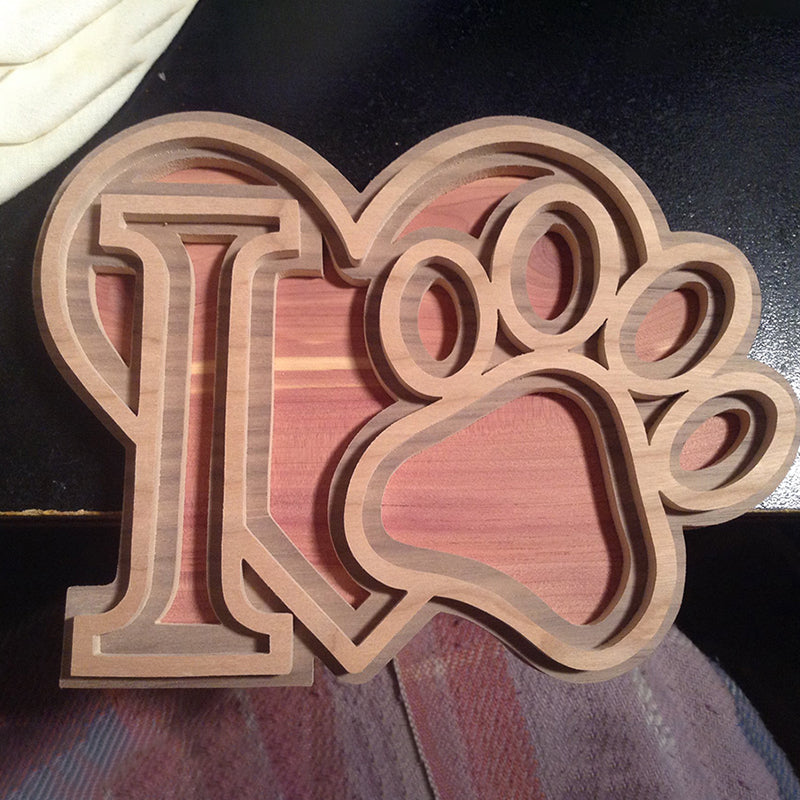 C38-paw scroll saw project - Alex Fox pattern