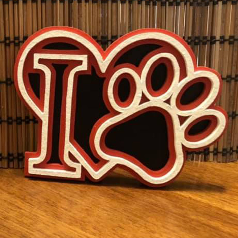 C38-paw scroll saw project - Alex Fox pattern