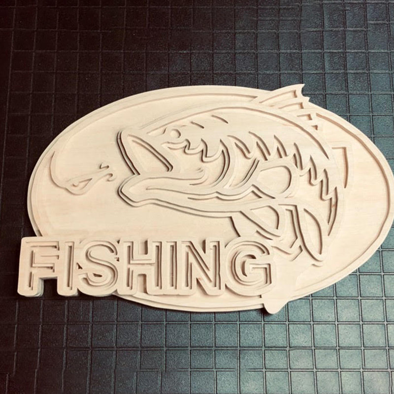 C44-fishing scroll saw project - Alex Fox pattern