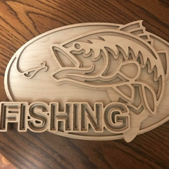 C44-fishing scroll saw project - Alex Fox pattern