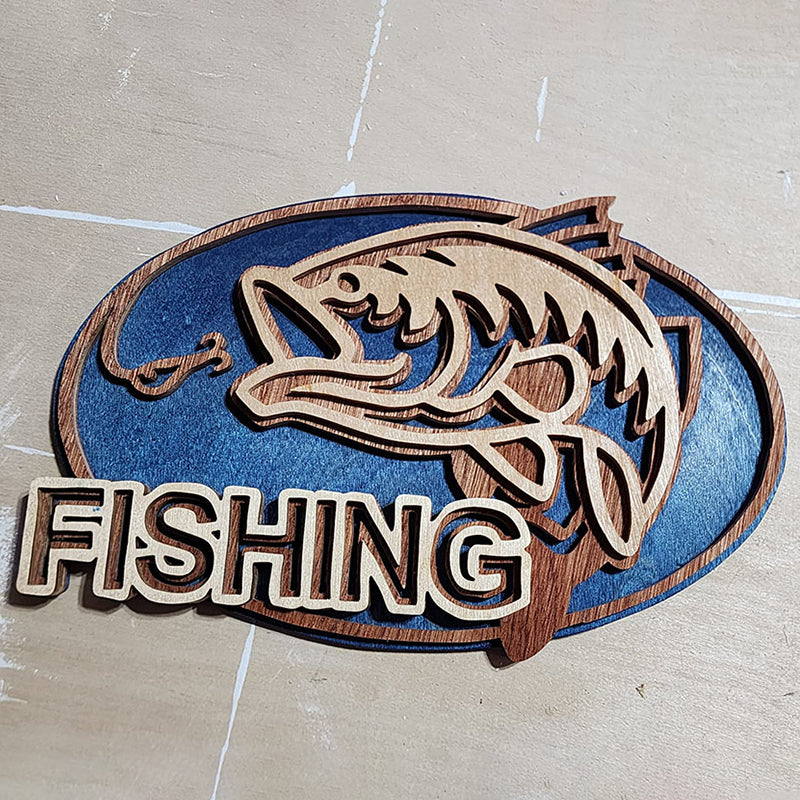 C44-fishing scroll saw project - Alex Fox pattern