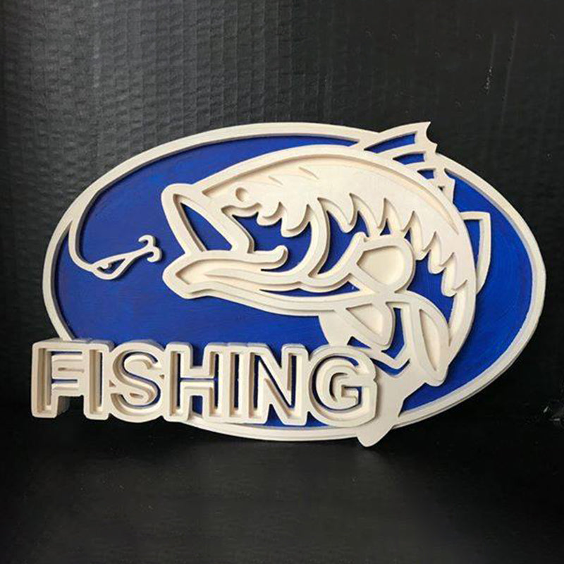 C44-fishing scroll saw project - Alex Fox pattern