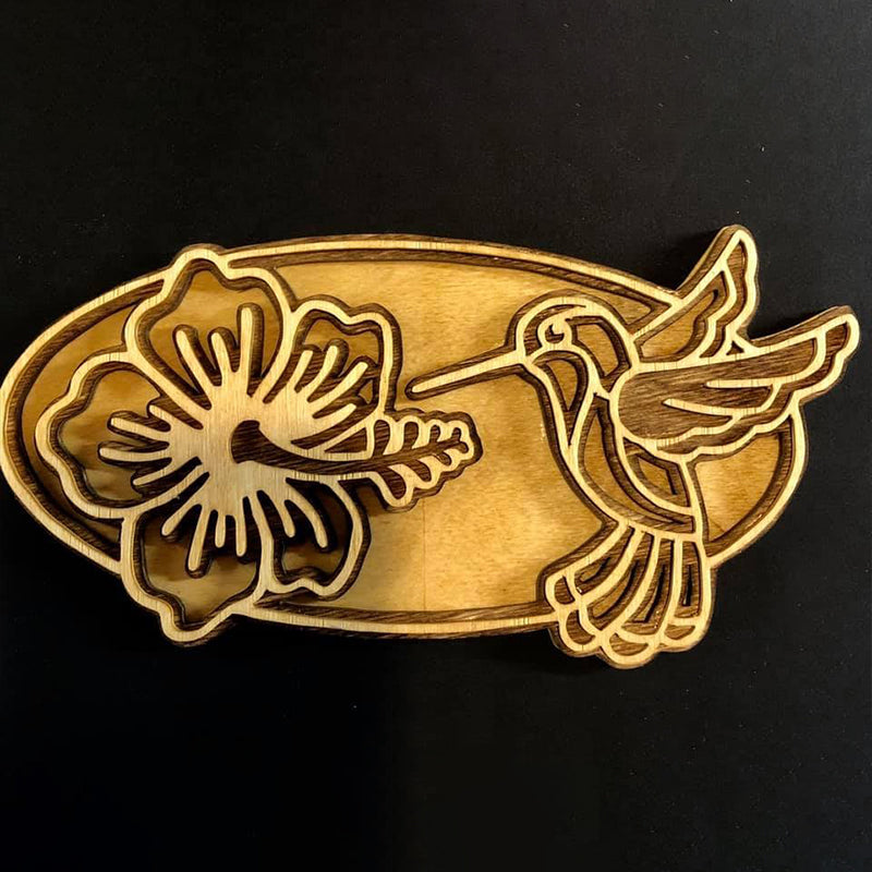 C49-hummingbird scroll saw project - Alex Fox pattern