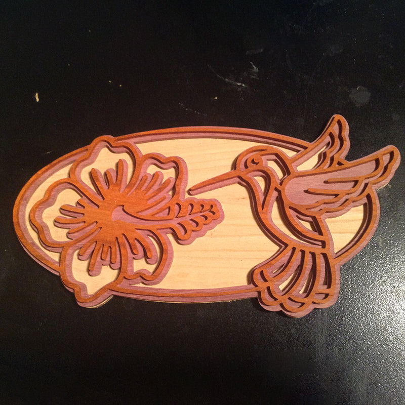 C49-hummingbird scroll saw project - Alex Fox pattern