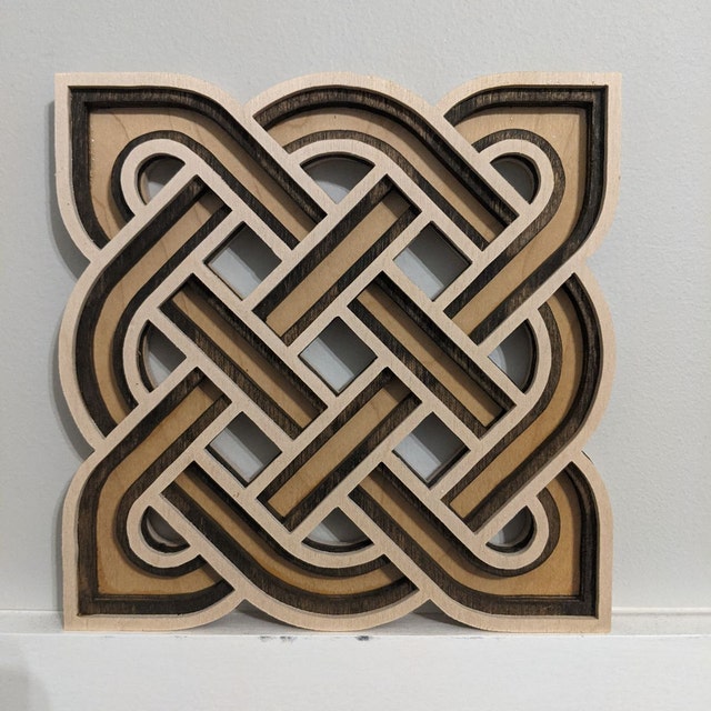 C56-celtic ornament  scroll saw project - Alex Fox pattern