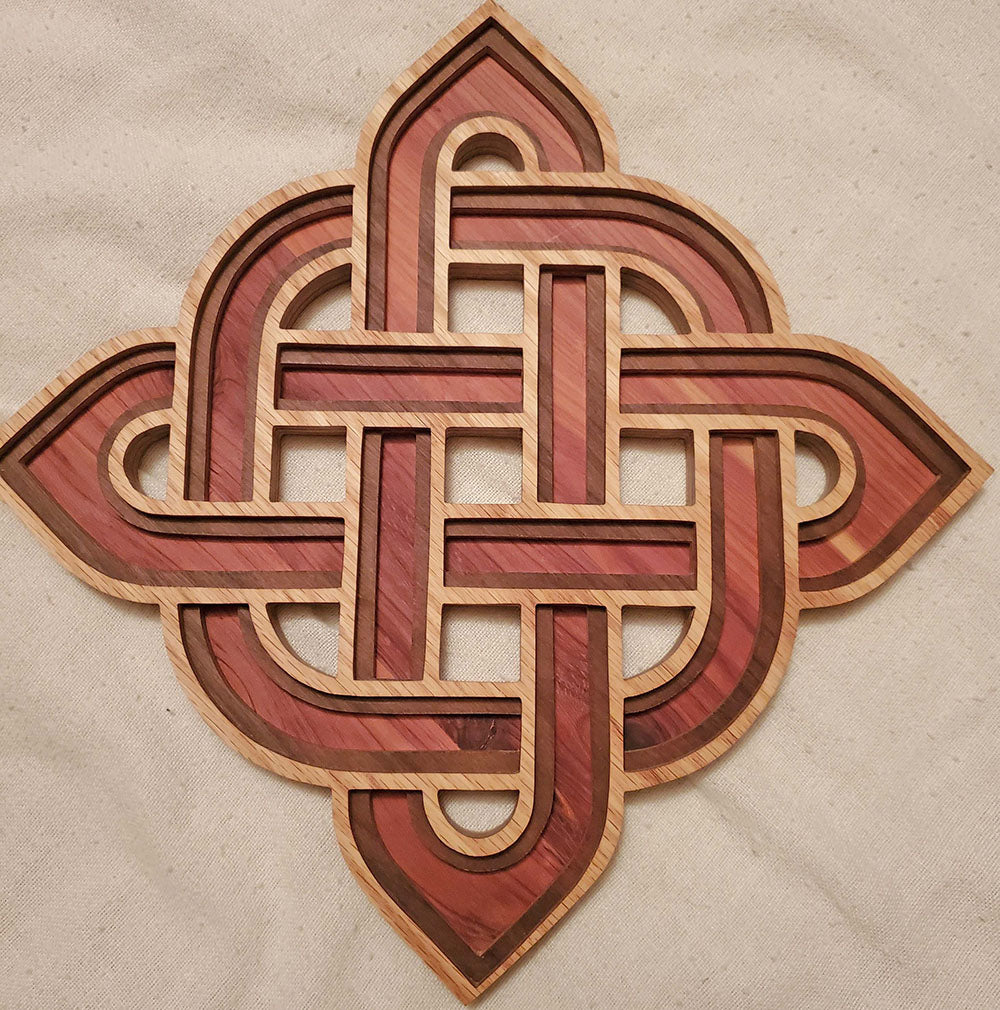 C56-celtic ornament  scroll saw project - Alex Fox pattern