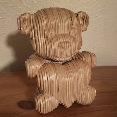 C060-Teddy bear scroll saw project pattern