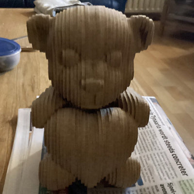 C060-Teddy bear scroll saw project pattern