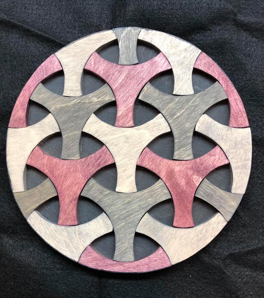 C67-trivet scroll saw project - Alex Fox pattern