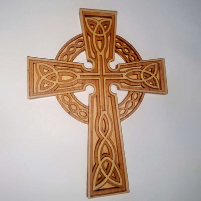 C069-Celtic cross scroll saw project pattern