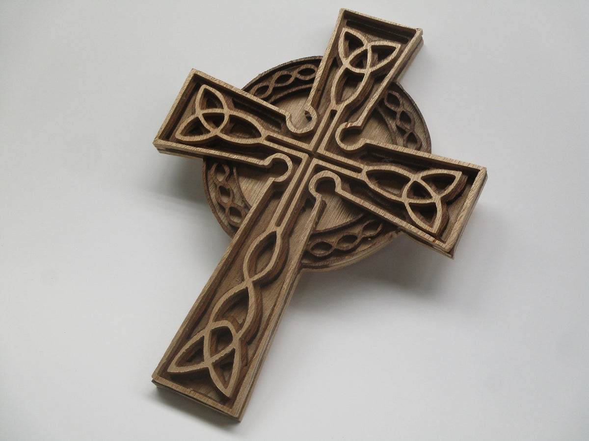 C69-celtic cross scroll saw project - Alex Fox pattern