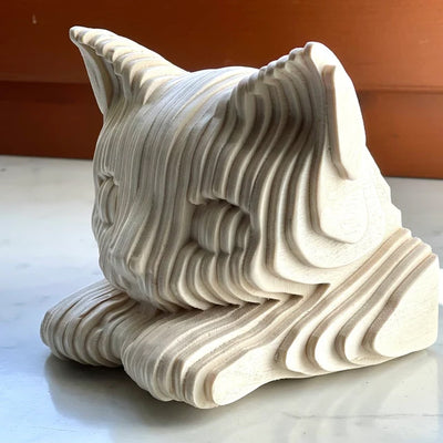 C072-Cat scroll saw project pattern