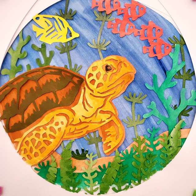 C73-turtle scroll saw project - Alex Fox pattern