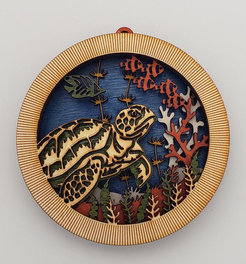 C73-turtle scroll saw project - Alex Fox pattern