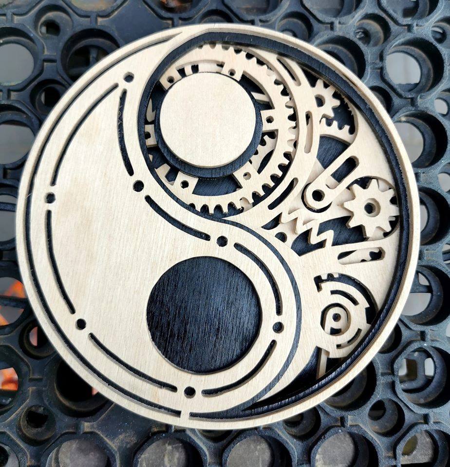C79-yin yang scroll saw project - Alex Fox pattern