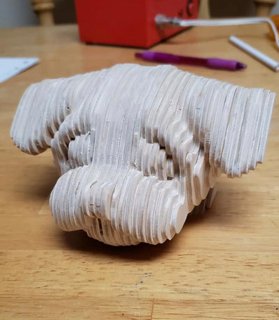 C081-Dog scroll saw project pattern