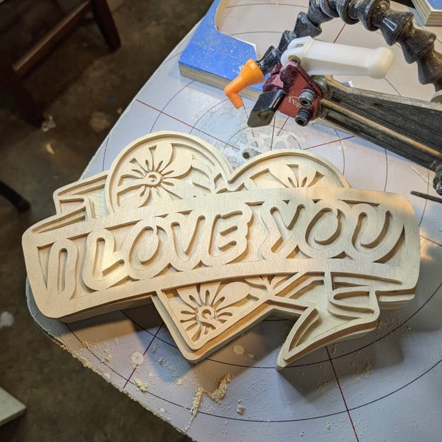 C87-love scroll saw project - Alex Fox pattern