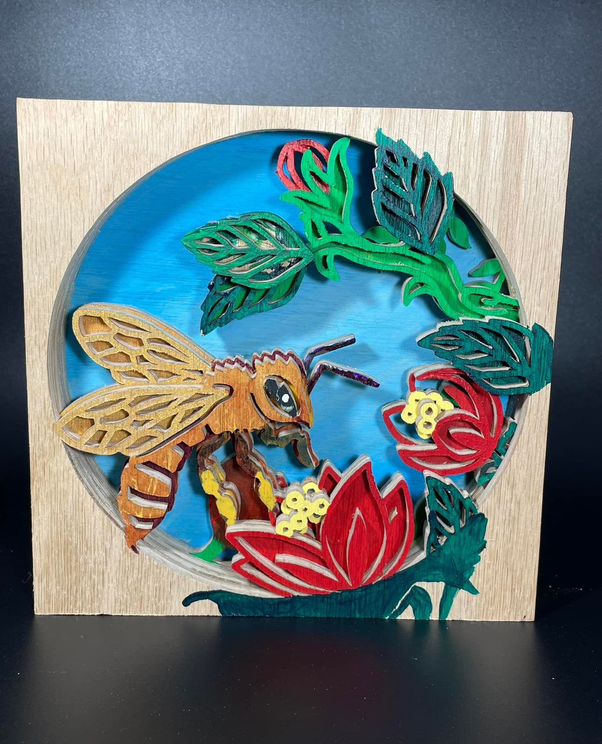C91-bee scroll saw project - Alex Fox pattern