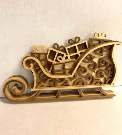 C092-Christmas sleigh