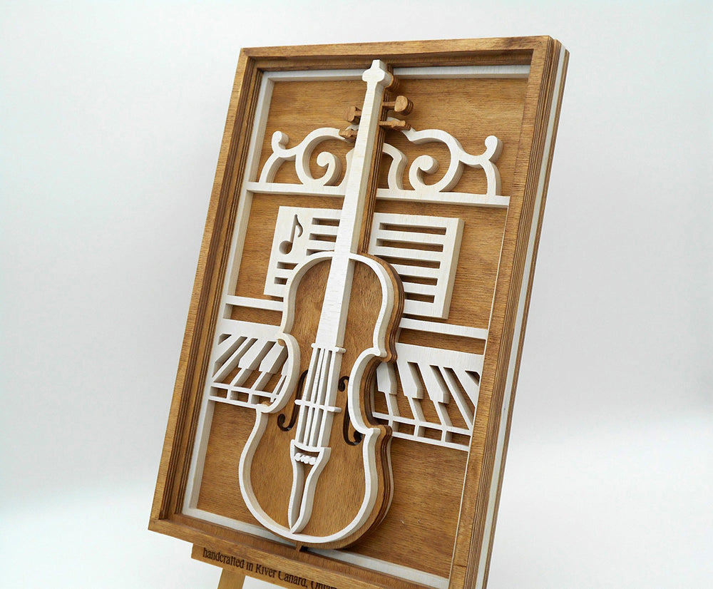 C96-violin scroll saw project - Alex Fox pattern
