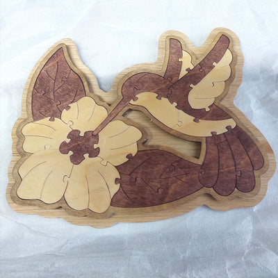 P04-Hummingbird scroll saw project pattern