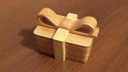 C002-Gift Box Scroll Saw Pattern - Alex Fox Patterns