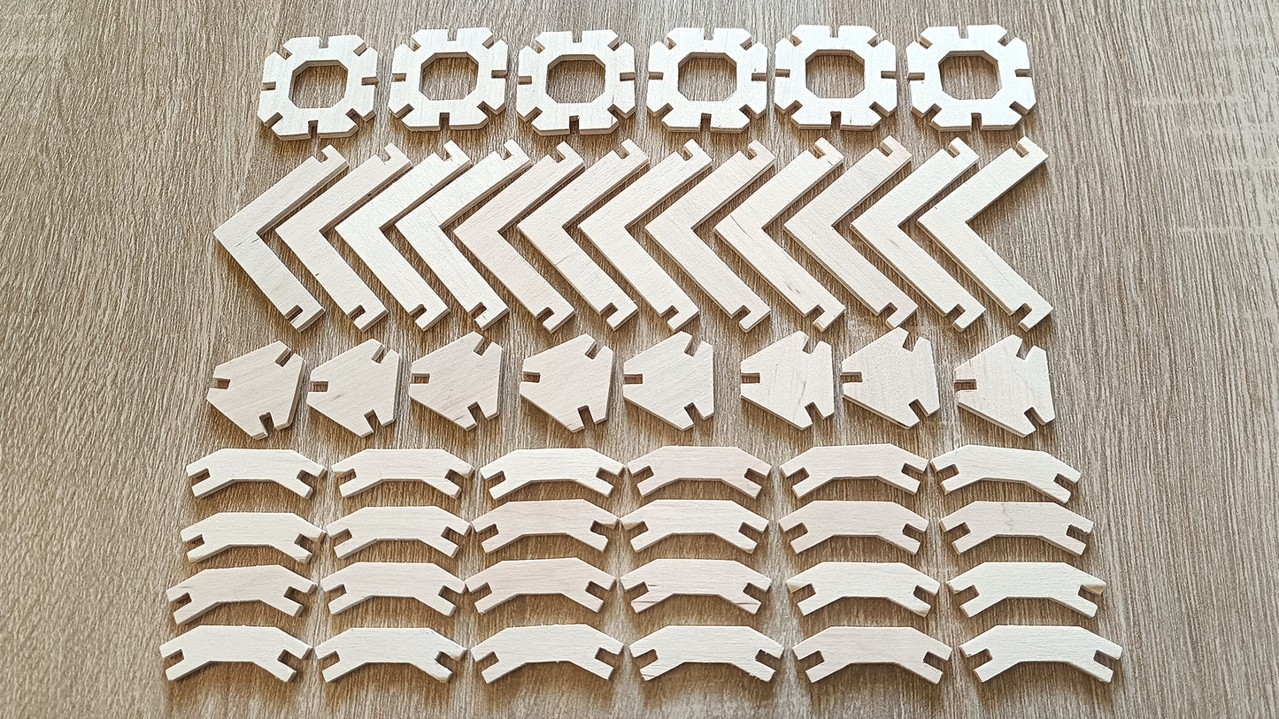 C006-Core Scroll Saw Pattern - Alex Fox Patterns