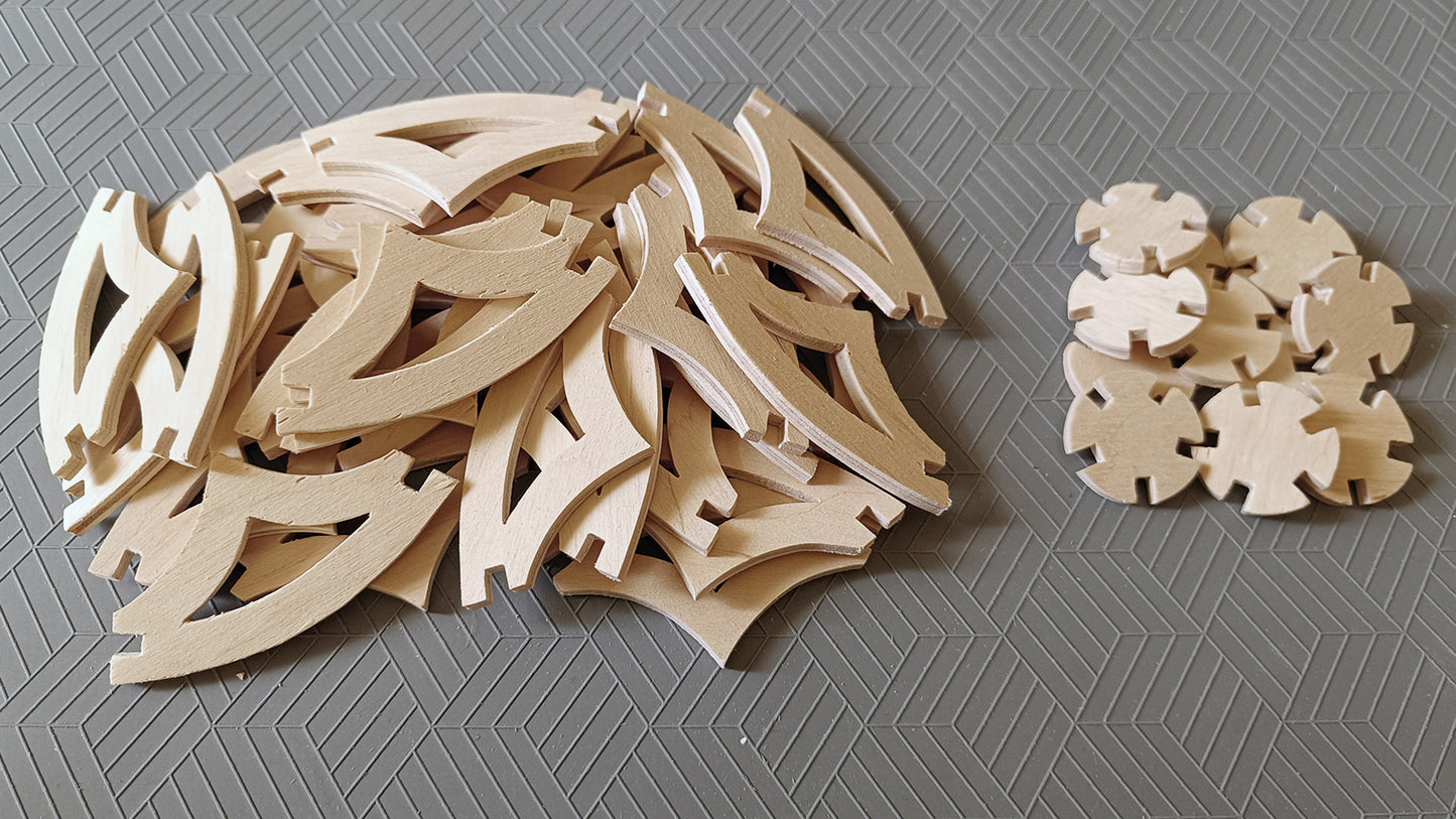 C005-Sphere Scroll Saw Pattern - Alex Fox Patterns