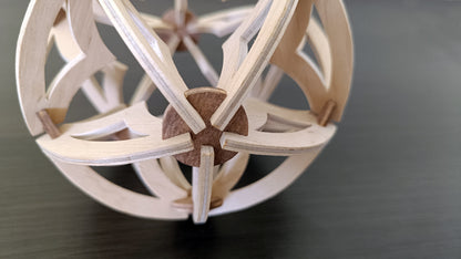 C005-Sphere Scroll Saw Pattern - Alex Fox Patterns