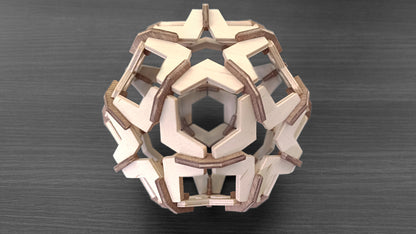 C007-Star Geometric Scroll Saw Pattern - Alex Fox Patterns