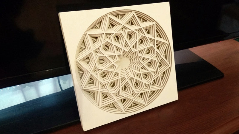 C018-Ornament Layered Scroll Saw Pattern - Alex Fox Patterns