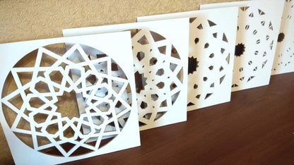 C018-Ornament Layered Scroll Saw Pattern - Alex Fox Patterns